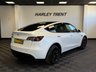 USED 2023 73 TESLA MODEL Y SUV 5dr Electric Auto RWD (346 ps) JUST ARRIVED!! FULL TESLA WARRANTY OCTOBER 2027, 20'' INDUCTION ALLOYS, UPGRADED WHITE PREMIUM INTERIOR, 1 OWNER, COMFORT SUSPENSION, GROK AI, RYZEN CHIP, PANORAMIC GLASS SUNROOF, HEATED SEATS, REAR CAMERA, HEATED STEERING WHEEL, ELECTRIC TAILGATE, HEAT PUMP, WIRELESS CHARGING