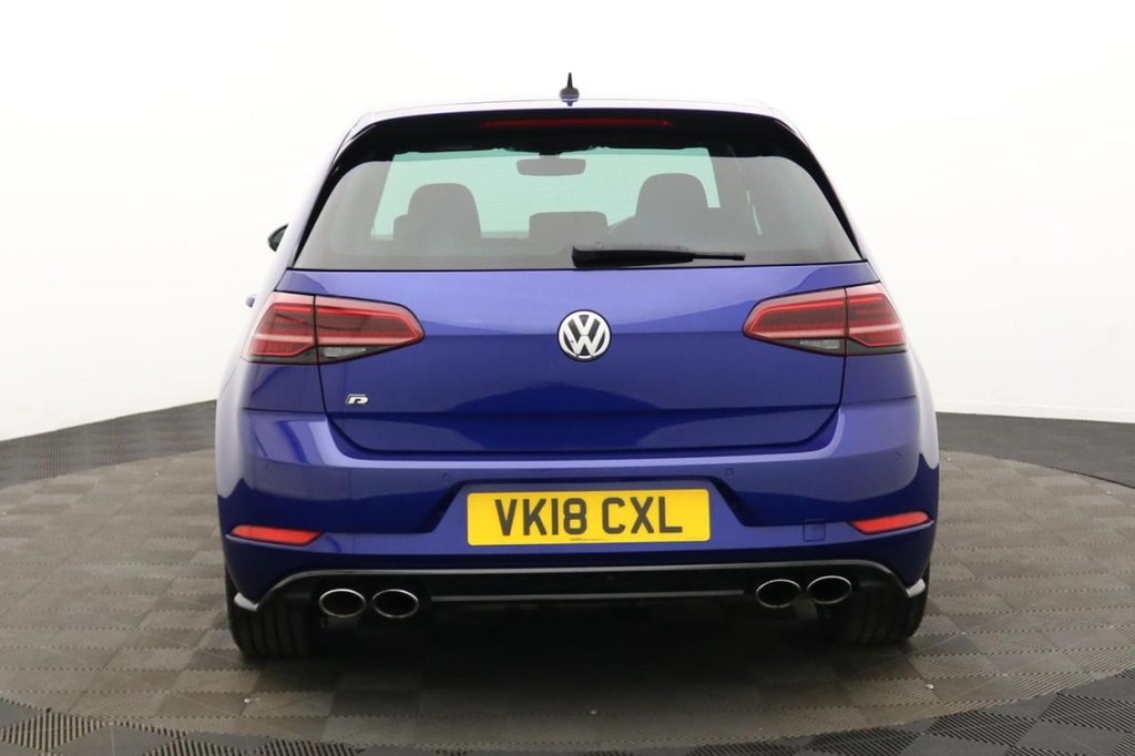 USED 2018 18 VOLKSWAGEN GOLF 2.0 TSI R Hatchback 5dr Petrol DSG 4Motion Euro 6 (s/s) (310 ps) Car Play, Sat Nav, Sensors