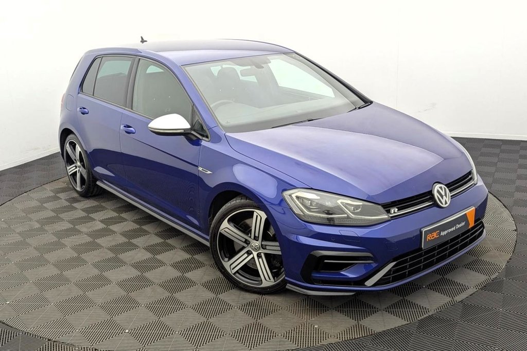 USED 2018 18 VOLKSWAGEN GOLF 2.0 TSI R Hatchback 5dr Petrol DSG 4Motion Euro 6 (s/s) (310 ps) Car Play, Sat Nav, Sensors