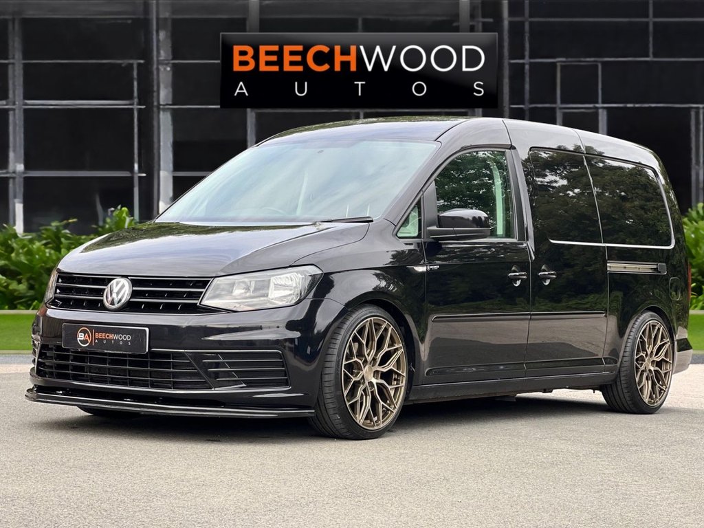 USED 2019 69 VOLKSWAGEN CADDY MAXI 2.0 TDI C20 Startline Panel Van 6dr Diesel Manual LWB Euro 6 (s/s) (102 ps) DAB / COILOVERS / 19'S