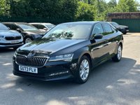 USED 2023 73 SKODA SUPERB 1.5 TSI ACT SE Technology Hatchback 5dr Petrol DSG Euro 6 (s/s) (150 ps) BY APPOINTMENT ONLY - Alloy Wheels, Air Con, Apple Car Play & Android Auto, Sat Nav System, Rear Parking Sensors, Cruise Control, Hill Start Assist, Full Leather Heated Seats, Drive Mode Select.