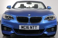 USED 2016 16 BMW 2 SERIES 1.5 218i M Sport Convertible 2dr Petrol Manual Euro 6 (s/s) (136 ps) 8 DOCUMENTED SERVICES I COMFORT PACK