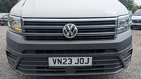 USED 2023 23 VOLKSWAGEN CRAFTER Trendline Business LWB Extra High Roof Tdi 140 PS CR35 L3 H3 with Air Conditioning, Factory Sat Nav , Parking Sensors, Bulkhead , Ply lining finished in 