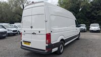 USED 2023 23 VOLKSWAGEN CRAFTER Trendline Business LWB Extra High Roof Tdi 140 PS CR35 L3 H3 with Air Conditioning, Factory Sat Nav , Parking Sensors, Bulkhead , Ply lining finished in 