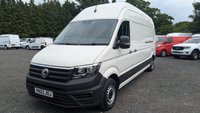 USED 2023 23 VOLKSWAGEN CRAFTER Trendline Business LWB Extra High Roof Tdi 140 PS CR35 L3 H3 with Air Conditioning, Factory Sat Nav , Parking Sensors, Bulkhead , Ply lining finished in 