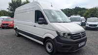 USED 2023 23 VOLKSWAGEN CRAFTER Trendline Business LWB Extra High Roof Tdi 140 PS CR35 L3 H3 with Air Conditioning, Factory Sat Nav , Parking Sensors, Bulkhead , Ply lining finished in 