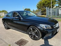 USED 2020 70 MERCEDES-BENZ C CLASS 2.0 C220d Sport Saloon 4dr Diesel G-Tronic+ Euro 6 (s/s) (194 ps) CREAM LEATHER* HEATED SEATS* CRUISE