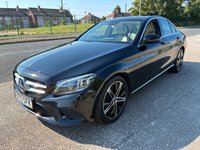 USED 2020 70 MERCEDES-BENZ C CLASS 2.0 C220d Sport Saloon 4dr Diesel G-Tronic+ Euro 6 (s/s) (194 ps) CREAM LEATHER* HEATED SEATS* CRUISE