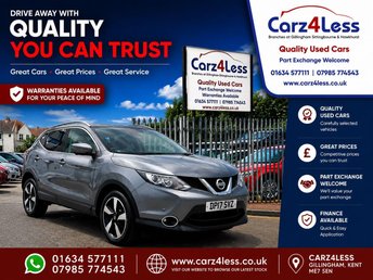 2017 NISSAN QASHQAI 1.2 DIG-T N-Connecta 2WD Euro 6 (s/s) 5dr £6750.00