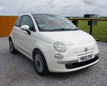 2012 FIAT 500 1.2 Lounge Hatchback 3dr Petrol Manual Euro 5 (s/s) (69 bhp) £3195.00