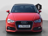USED 2014 14 AUDI A3 CABRIOLET 1.4 TFSI CoD S line Convertible 2dr Petrol S Tronic Euro 6 (s/s) (140 ps) ***128 AA CHECK***