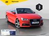 USED 2014 14 AUDI A3 CABRIOLET 1.4 TFSI CoD S line Convertible 2dr Petrol S Tronic Euro 6 (s/s) (140 ps) ***128 AA CHECK***