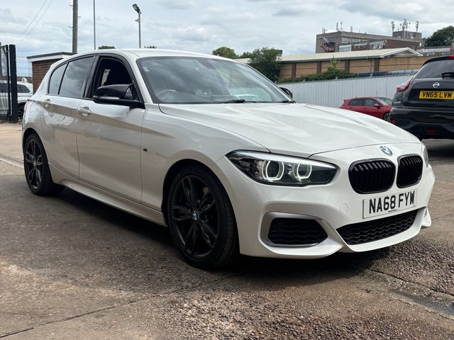 View our BMW 1 Series 3.0 M140i GPF Shadow Edition Hatchback 5 Door Petrol Automatic White Euro 6 