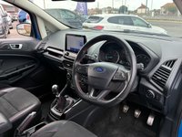 USED 2020 20 FORD ECOSPORT 1.0T EcoBoost GPF ST-Line SUV 5dr Petrol Manual Euro 6 (s/s) (125 ps) SAT NAV* PARKING SENSORS* CRUISE CONTROL* REVERSING CAMERA* PART LEATHER WITH SUEDE* HEATED SEATS / STEERING WHEEL / WINDSCREEN* AIR CON* BLUETOOTH PHONE AND AUDIO* DAB* USB* APPLE CARPLAY* ANDROID AUTO