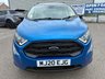 USED 2020 20 FORD ECOSPORT 1.0T EcoBoost GPF ST-Line SUV 5dr Petrol Manual Euro 6 (s/s) (125 ps) SAT NAV* PARKING SENSORS* CRUISE CONTROL* REVERSING CAMERA* PART LEATHER WITH SUEDE* HEATED SEATS / STEERING WHEEL / WINDSCREEN* AIR CON* BLUETOOTH PHONE AND AUDIO* DAB* USB* APPLE CARPLAY* ANDROID AUTO