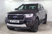 USED 2022 72 FORD RANGER 2.0 EcoBlue Wildtrak Auto 4WD Euro 6 (s/s) 4dr Rev Cam, Heated Seats,