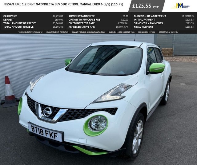 View our NISSAN JUKE