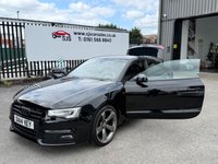 USED 2014 14 AUDI A5 1.8 TFSI Black Edition Coupe 2dr Petrol Multitronic Euro 6 (s/s) (170 ps) AUTO LIGHTS, BLUETOOTH, 2 KEYS