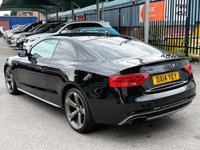USED 2014 14 AUDI A5 1.8 TFSI Black Edition Coupe 2dr Petrol Multitronic Euro 6 (s/s) (170 ps) AUTO LIGHTS, BLUETOOTH, 2 KEYS