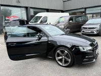 USED 2014 14 AUDI A5 1.8 TFSI Black Edition Coupe 2dr Petrol Multitronic Euro 6 (s/s) (170 ps) AUTO LIGHTS, BLUETOOTH, 2 KEYS