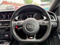 USED 2014 14 AUDI A5 1.8 TFSI Black Edition Coupe 2dr Petrol Multitronic Euro 6 (s/s) (170 ps) AUTO LIGHTS, BLUETOOTH, 2 KEYS