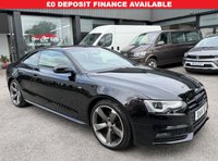 USED 2014 14 AUDI A5 1.8 TFSI Black Edition Coupe 2dr Petrol Multitronic Euro 6 (s/s) (170 ps) AUTO LIGHTS, BLUETOOTH, 2 KEYS