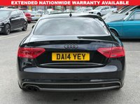 USED 2014 14 AUDI A5 1.8 TFSI Black Edition Coupe 2dr Petrol Multitronic Euro 6 (s/s) (170 ps) AUTO LIGHTS, BLUETOOTH, 2 KEYS