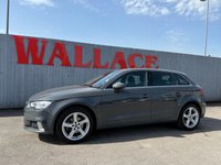 USED 2017 17 AUDI A3 1.0 TFSI Sport Sportback 5dr Petrol Manual Euro 6 (s/s) (116 ps) Full History, Only One Former Owner