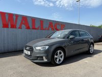 USED 2017 17 AUDI A3 1.0 TFSI Sport Sportback 5dr Petrol Manual Euro 6 (s/s) (116 ps) Full History, Only One Former Owner