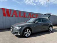 USED 2017 17 AUDI A3 1.0 TFSI Sport Sportback 5dr Petrol Manual Euro 6 (s/s) (116 ps) Full History, Only One Former Owner