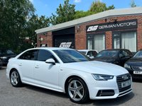 USED 2017 17 AUDI A4 2.0 TFSI S line Saloon 4dr Petrol Manual Euro 6 (s/s) (190 ps) 