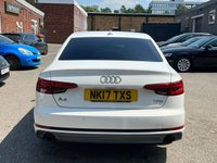 USED 2017 17 AUDI A4 2.0 TFSI S line Saloon 4dr Petrol Manual Euro 6 (s/s) (190 ps) 