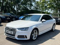 USED 2017 17 AUDI A4 2.0 TFSI S line Saloon 4dr Petrol Manual Euro 6 (s/s) (190 ps) 