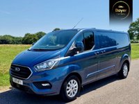 USED 2019 19 FORD TRANSIT CUSTOM 2.0 300 EcoBlue Limited Panel Van 5dr Diesel Auto L2 H1 Euro 6 (s/s) (130 ps) FINANCE AVAILABLE