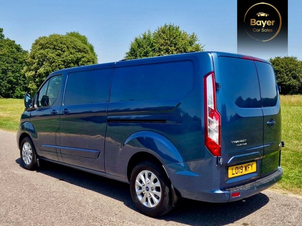 USED 2019 19 FORD TRANSIT CUSTOM 2.0 300 EcoBlue Limited Panel Van 5dr Diesel Auto L2 H1 Euro 6 (s/s) (130 ps) FINANCE AVAILABLE