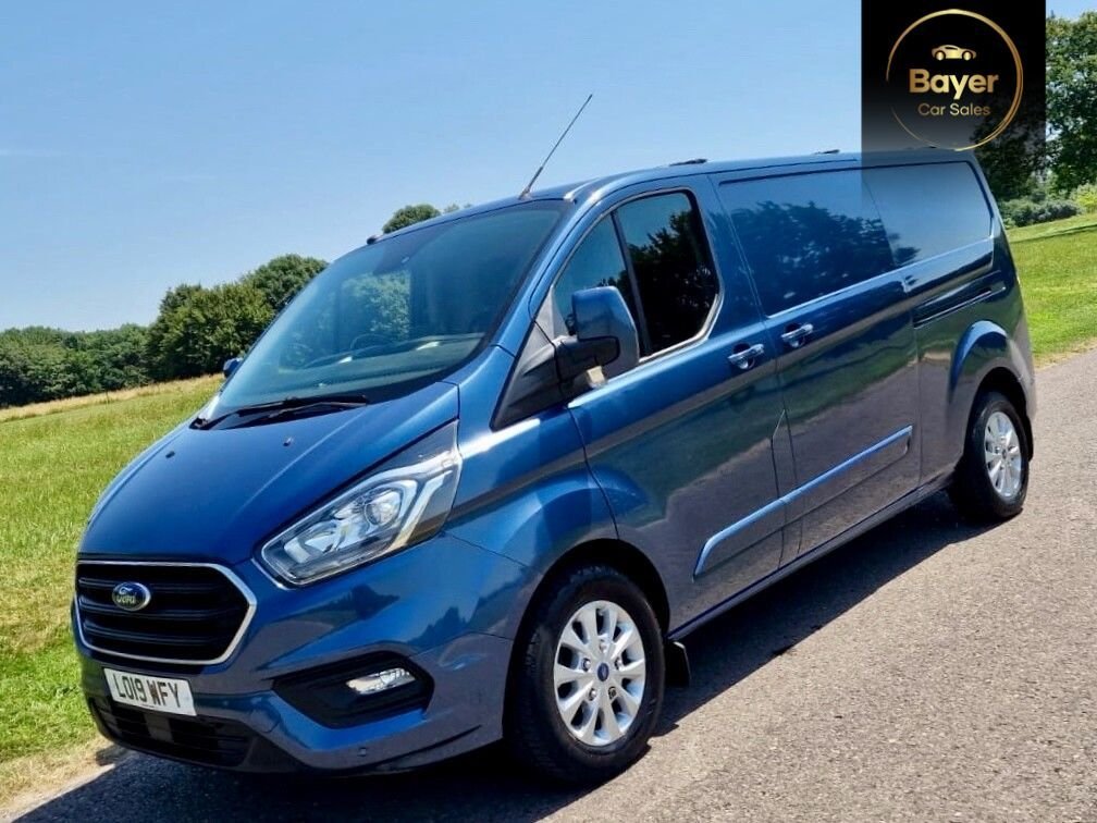 USED 2019 19 FORD TRANSIT CUSTOM 2.0 300 EcoBlue Limited Panel Van 5dr Diesel Auto L2 H1 Euro 6 (s/s) (130 ps) FINANCE AVAILABLE