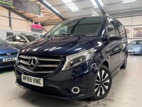 USED 2019 69 MERCEDES-BENZ VITO 2.1 119 CDI Sport Crew Van G-Tronic+ RWD L1 Euro 6 (s/s) 5dr EURO 6. ULEZ. REAR CAM 5 SEATS