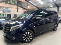 USED 2019 69 MERCEDES-BENZ VITO 2.1 119 CDI Sport Crew Van G-Tronic+ RWD L1 Euro 6 (s/s) 5dr EURO 6. ULEZ. REAR CAM 5 SEATS