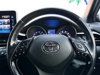 USED 2017 67 TOYOTA C-HR 1.2 VVT-i Excel SUV 5dr Petrol Manual Euro 6 (s/s) (115 ps) Metal Stream Metallic, SATNAV, Park Assist, Parking Camera, Half Leather Heated Seats, 83000 miles Service History 2 Keys