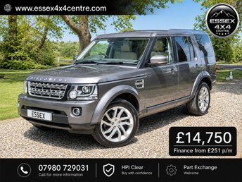 2015 LAND ROVER DISCOVERY 4 3.0 SDV6 HSE AUTOMATIC 7 SEATER 4X4 £14749.00