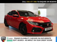 USED 2018 68 HONDA CIVIC 1.5 VTEC Turbo GPF Sport Plus Hatchback 5dr Petrol Manual Euro 6 (s/s) (182 ps) FULL HISTORY+PANROOF+SAT NAV