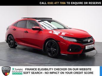 2018 HONDA CIVIC 1.5 VTEC Turbo GPF Sport Plus Hatchback 5dr Petrol Manual Euro 6 (s/s) (182 ps) &pound;11890.00