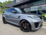 USED 2022 18 LAND ROVER RANGE ROVER SPORT 5.0 P575 V8 SVR Carbon Edition SUV 5dr Petrol Auto 4WD Euro 6 (s/s) (575 ps)  * HUGE SPEC LIST * CARBON EXTERIOR PACK * SLIDING PANORMAIC SUNROOF * CARBON INTERIOR TRIM * HEATED + COOLED FRONT + REAR WINDSOR LEATHER * 22