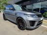 USED 2022 18 LAND ROVER RANGE ROVER SPORT 5.0 P575 V8 SVR Carbon Edition SUV 5dr Petrol Auto 4WD Euro 6 (s/s) (575 ps)  * HUGE SPEC LIST * CARBON EXTERIOR PACK * SLIDING PANORMAIC SUNROOF * CARBON INTERIOR TRIM * HEATED + COOLED FRONT + REAR WINDSOR LEATHER * 22