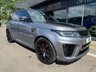USED 2022 18 LAND ROVER RANGE ROVER SPORT 5.0 P575 V8 SVR Carbon Edition SUV 5dr Petrol Auto 4WD Euro 6 (s/s) (575 ps)  * HUGE SPEC LIST * CARBON EXTERIOR PACK * SLIDING PANORMAIC SUNROOF * CARBON INTERIOR TRIM * HEATED + COOLED FRONT + REAR WINDSOR LEATHER * 22