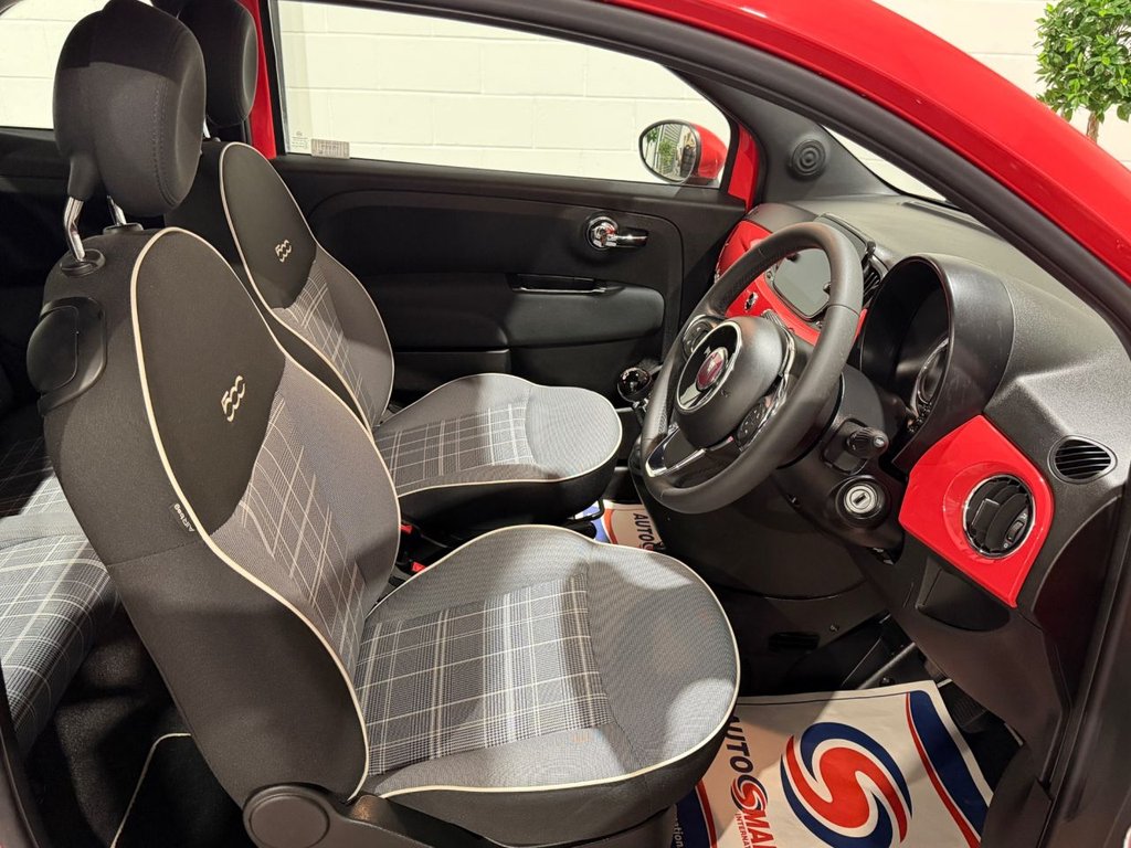 USED 2020 20 FIAT 500 0.9 TwinAir Lounge Hatchback 3dr Petrol Manual Euro 6 (s/s) (85 bhp) 