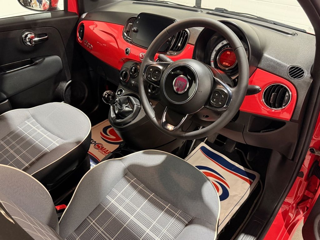 USED 2020 20 FIAT 500 0.9 TwinAir Lounge Hatchback 3dr Petrol Manual Euro 6 (s/s) (85 bhp) 