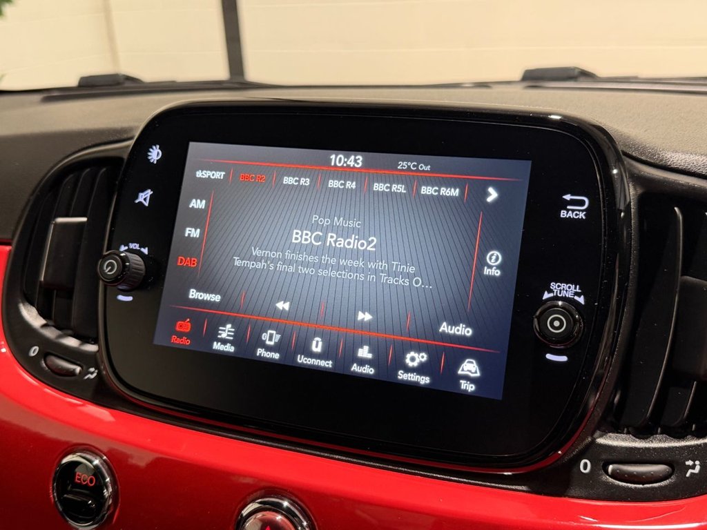 USED 2020 20 FIAT 500 0.9 TwinAir Lounge Hatchback 3dr Petrol Manual Euro 6 (s/s) (85 bhp) 