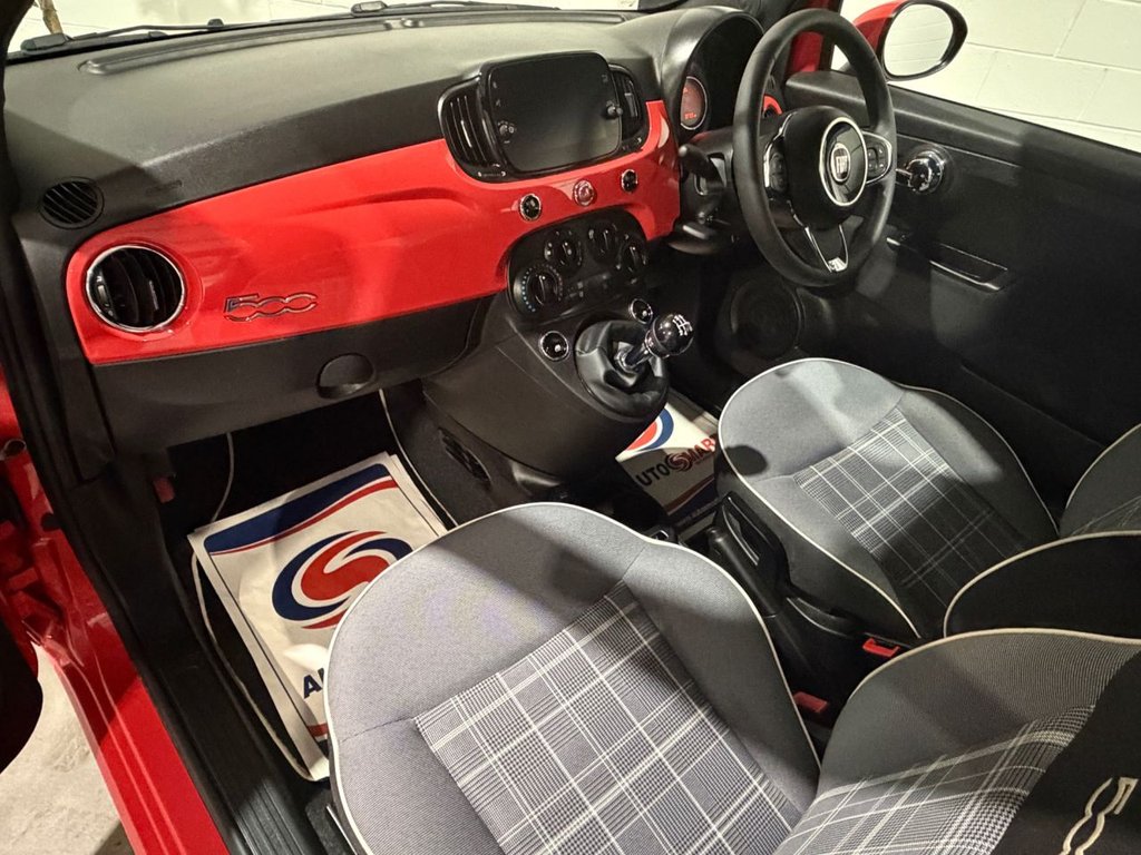 USED 2020 20 FIAT 500 0.9 TwinAir Lounge Hatchback 3dr Petrol Manual Euro 6 (s/s) (85 bhp) 