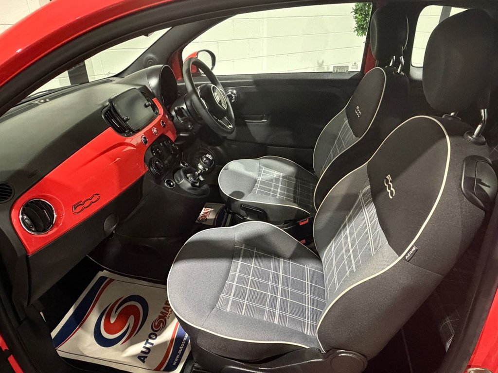 USED 2020 20 FIAT 500 0.9 TwinAir Lounge Hatchback 3dr Petrol Manual Euro 6 (s/s) (85 bhp) 